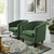 Channel Tufted Performance Velvet Armchair Set Of 2 By ModernWay 5-4150-5