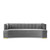 Channel Tufted Performance Velvet Curved Sofa By ModernWay 5-4134-7