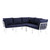 5 Piece Outdoor Patio Aluminum Sectional By Modernway 5 3789 23 Nav 5 3789 23 Nav