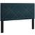 Nailhead Upholstered Linen Fabric Full / Queen Headboard By ModernWay 13-5844-1