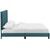 Tufted Button Upholstered Performance Velvet King Platform Bed By ModernWay 13-5823-19