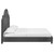 Performance Velvet Queen Platform Bed By ModernWay 13-5812-7