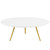 40 Round Wood Coffee Table With Tripod Base By Modernway 5 3670 7 Whi 5 3670 7 Whi