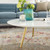 40" Round Wood Coffee Table With Tripod Base By ModernWay 5-3670-7-WHI
