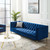 Tufted Button Performance Velvet Sofa By ModernWay 5-3455-14