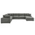 7 Piece Down Filled Overstuffed Sectional Sofa By Modernway 5 3364 7 5 3364 7