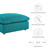 5 Piece Down Filled Overstuffed Sectional Sofa Set By ModernWay 5-3358-20