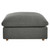 Down Filled Overstuffed Ottoman By ModernWay 5-3318-7
