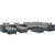 10 Piece Outdoor Patio Sunbrella Sectional Set By Modernway 5 1902 7 7 Set 5 1902 7 7 Set