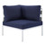 Sunbrella Outdoor Patio Aluminum Corner Chair By Modernway 5 4540 7 Nav 5 4540 7 Nav