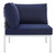 Sunbrella Outdoor Patio Aluminum Corner Chair By ModernWay 5-4540-7-NAV
