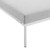Sunbrella Basket Weave Outdoor Patio Aluminum Armless Chair By ModernWay 5-4958-20-GRY