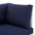 Sunbrella Outdoor Patio Aluminum Loveseat By ModernWay 5-4963-23-NAV