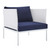 10-Piece Sunbrella Outdoor Patio Aluminum Sectional Sofa Set By ModernWay 5-4952-23-NAV-SET