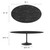 78" Oval Faux Marble Dining Table By ModernWay 5-4889-2-2