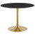 40 Round Faux Marble Dining Table By Modernway 5 5238 7 Blk 5 5238 7 Blk