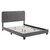 Channel Tufted Performance Velvet Twin Platform Bed By ModernWay 13-6336-7