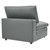 8-Piece Down Filled Overstuffed Vegan Leather Sectional Sofa By ModernWay 5-4923-7