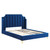 Performance Velvet Queen Platform Bed By ModernWay 13-6412-14
