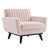 Channel Tufted Performance Velvet Armchair By Modernway 5 5457 16 5 5457 16
