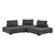 3-Piece Tufted Fabric Fabric Sofa By ModernWay 5-5206-7