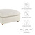 Down Filled Overstuffed Ottoman By ModernWay 5-3318-12