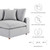 4 Piece Down Filled Overstuffed Sectional Sofa Set By ModernWay 5-3357-12