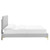Performance Velvet Twin Platform Bed By ModernWay 13-6727-12