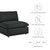 6-Piece Down Filled Overstuffed Sectional Sofa By ModernWay 5-3362-2