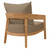 Teak Wood Outdoor Patio Armchair By ModernWay 5-5602-14-LBR