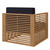Teak Wood Outdoor Patio Armchair By ModernWay 5-5606-14-NAV