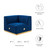 Channel Tufted Performance Velvet Right Corner Chair By ModernWay 5-5506-7-NAV
