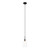 1-Light Pendant Light By ModernWay 5-5644-3-BLK