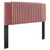 Channel Tufted Performance Velvet King California King Headboard By Modernway 13 6663 4 13 6663 4