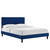 Chevron Tufted Performance Velvet Full Platform Bed By Modernway 13 7001 14 13 7001 14