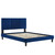 Channel Tufted Performance Velvet Queen Platform Bed By ModernWay 13-6975-14