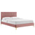 Channel Tufted Performance Velvet King Platform Bed By Modernway 13 7008 4 13 7008 4
