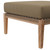 Outdoor Patio Teak Wood Ottoman By ModernWay 5-5854-7-LBR