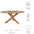 5-Piece Outdoor Patio Teak Wood Dining Set By ModernWay 5-6118-2-GPH
