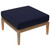 6-Piece Outdoor Patio Teak Wood Sectional Sofa By ModernWay 5-6122-7-NAV