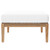 6-Piece Outdoor Patio Teak Wood Sectional Sofa By ModernWay 5-6122-7-WHI
