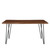 60" Live Edge Acacia Wood Acacia Wood Dining Table By ModernWay 5-6059-2-WAL