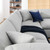 6 Piece Down Filled Overstuffed Sectional Sofa Set By ModernWay 5-3361-12