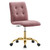 Armless Performance Velvet Office Chair By Modernway 5 4973 7 Dus 5 4973 7 Dus
