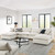 6-Piece Down Filled Overstuffed Boucle Sectional Sofa By ModernWay 5-6366-9