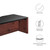 38" Wall-Mount Office Desk With Cabinet And Shelf By ModernWay 5-6311-2-CHE