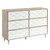6 Drawer Dresser By Modernway 13 7083 15 Whi 13 7083 15 Whi