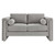 Boucle Fabric Loveseat By ModernWay 5-6376-12
