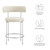 Fabric Counter Stools Set Of 2 By ModernWay 5-6519-2-SLV