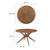 Round Wood Coffee Table By ModernWay 5-6557-23